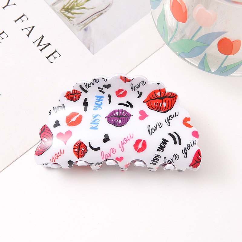 Wholesale Valentine's Day Acrylic Hair Clips
